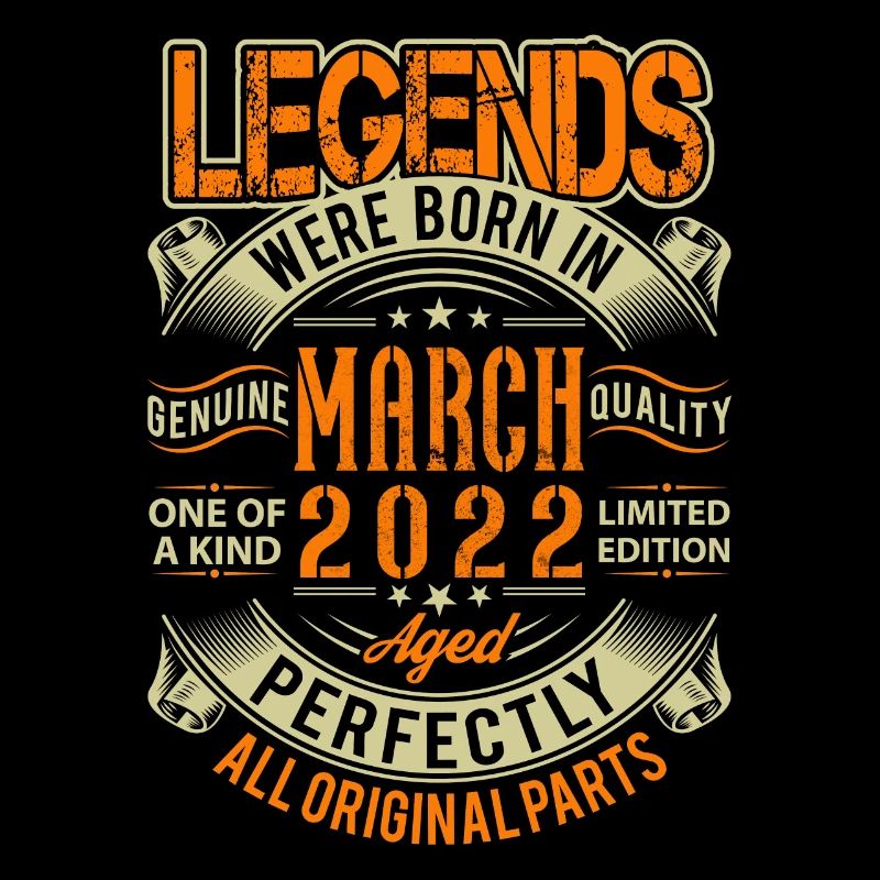 2022 Mars Anniversaire Légende
