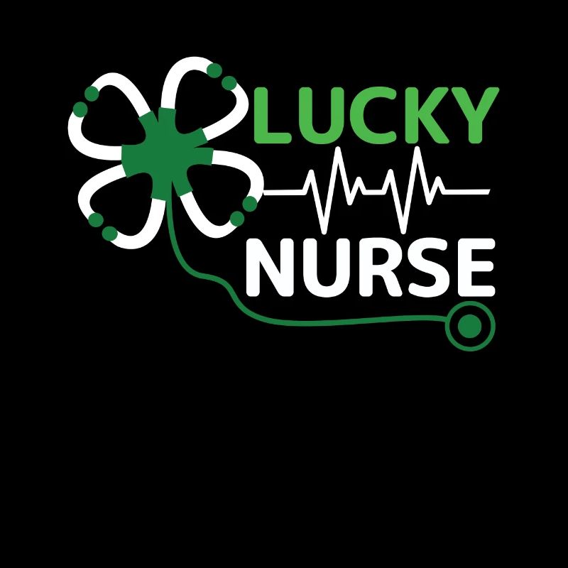 Saint Patrick Day Clover Lucky Nurse