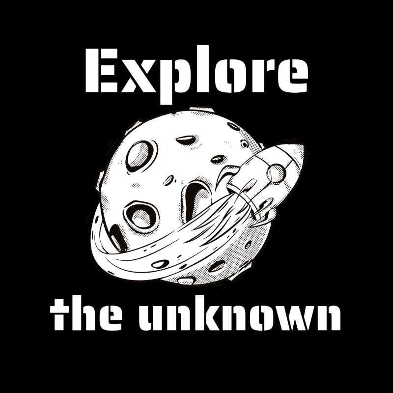 Explore The Unknown Retro Outer Space Designs