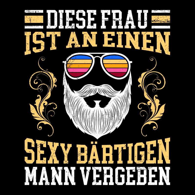Vergeben an einen sexy bärtigen Mann Valentinstag