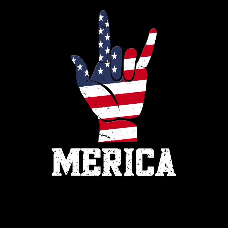 Merica Rock Zeichen