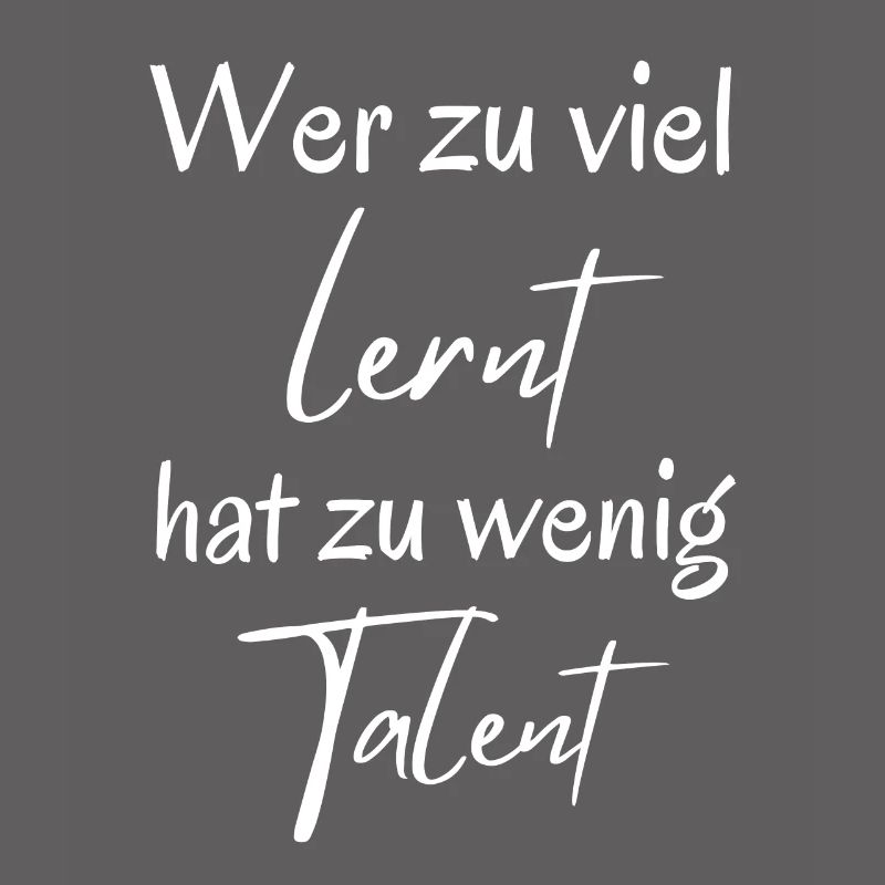 Talent oder lernen