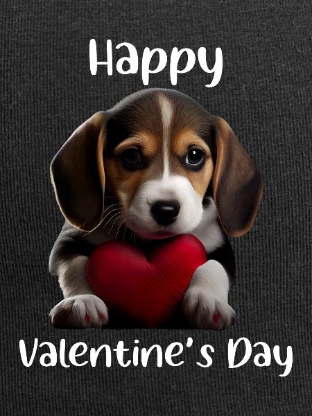 Bonne Saint-Valentin Beagle