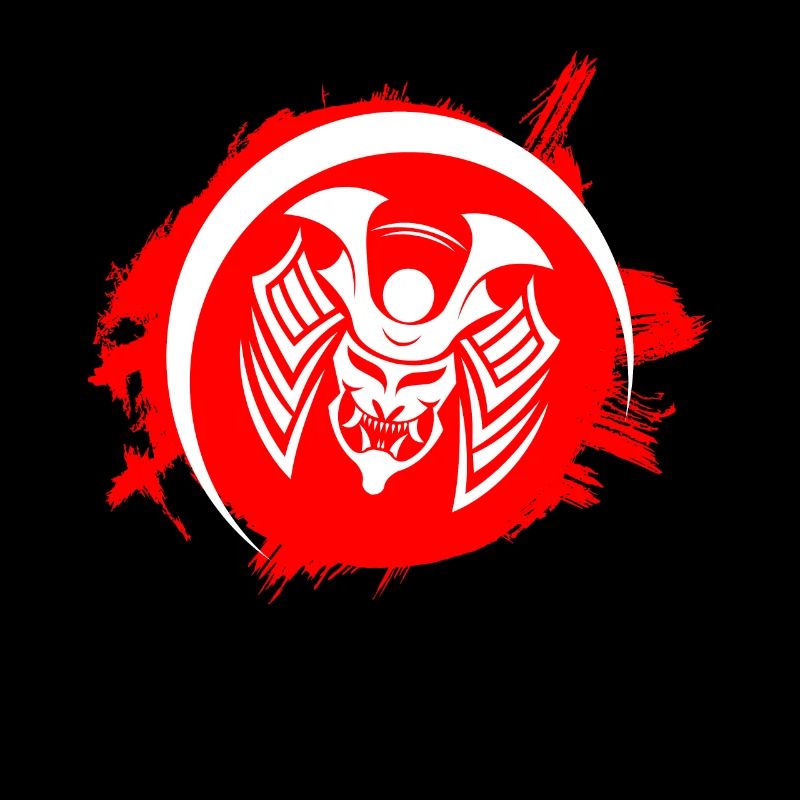 Samurai Samuraimaske Kriegermaske Oni Maske
