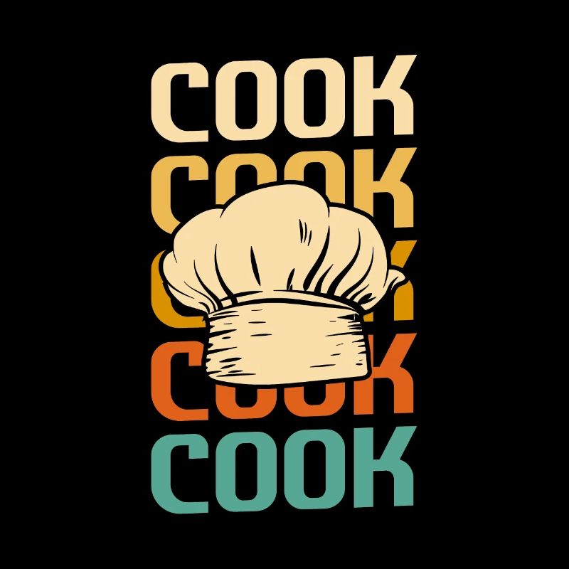 Retro Vintage Classic Chef Koch Kochen