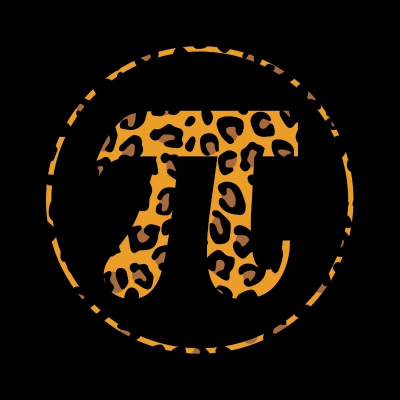 Leopard Pattern Decor Math Holiday Mathematics Pi