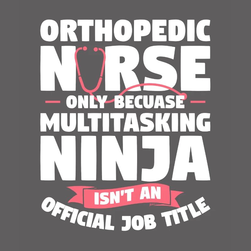 Orthopädische Krankenschwester nur, weil Multitasking-Ninja