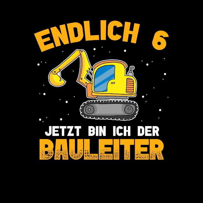 Endlich 6. Geburtstag Bagger Bauleiter