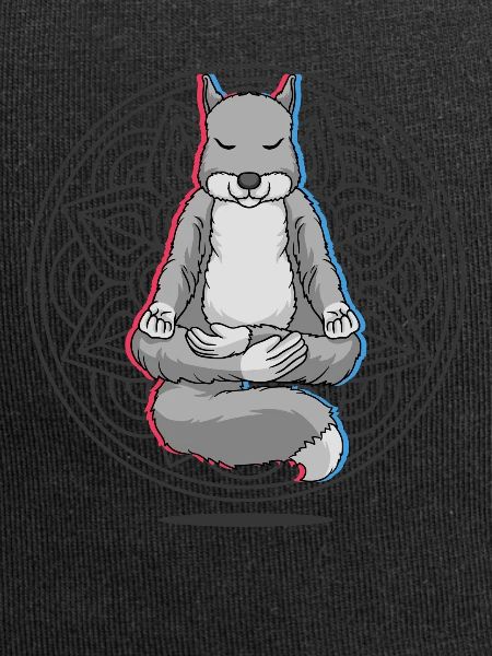 Namaste Meditation Eichhörnchen