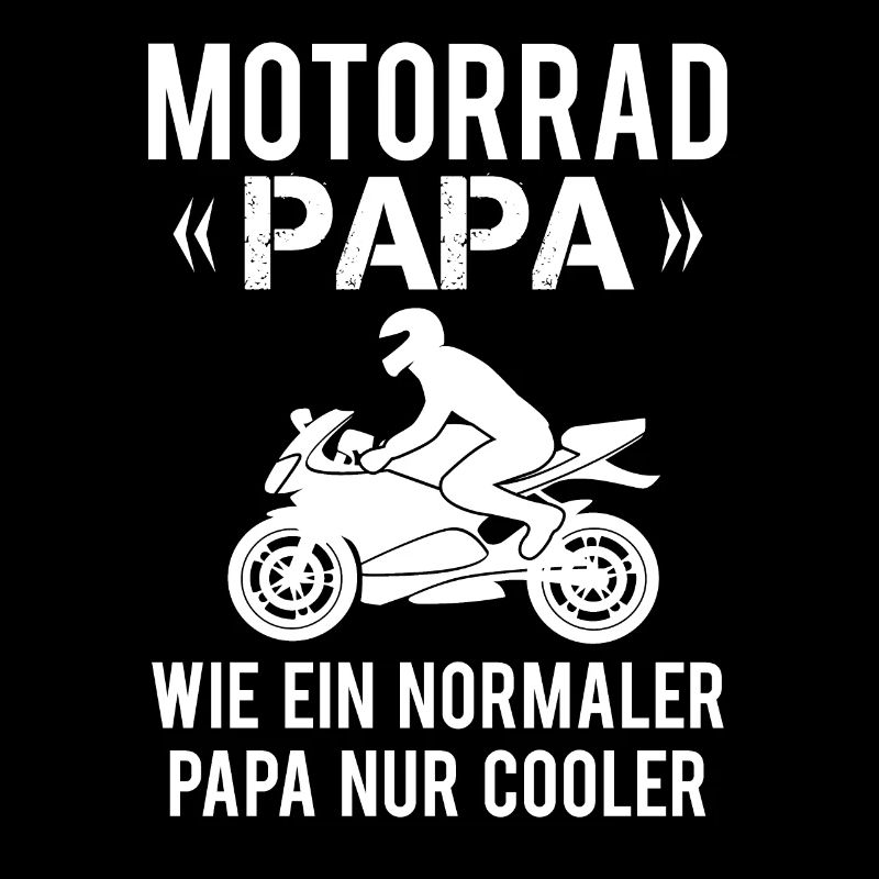 Motorradfahrer Motorrad Papa Spruch Geschenk