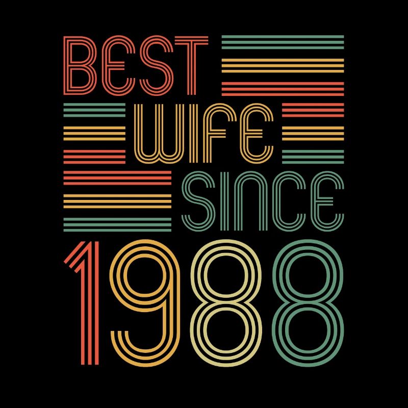 35. Hochzeitstag Beste Ehefrau seit 1988