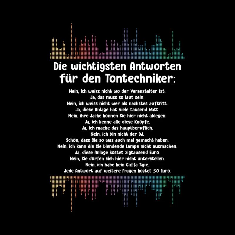 Antworten Der Tontechniker Tontechnik