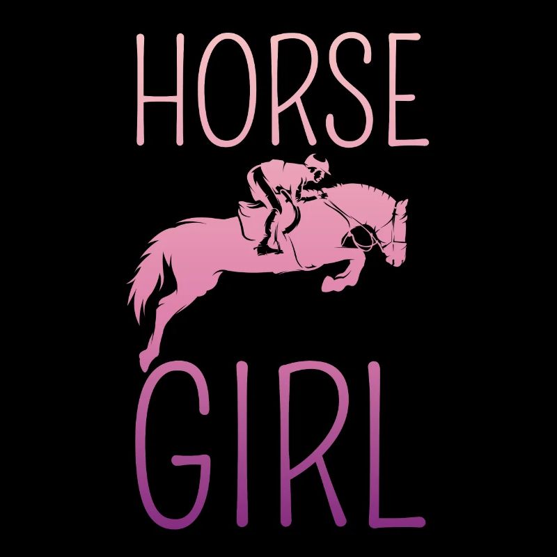 Mädchen Reitet Pferd Pferdemädchen