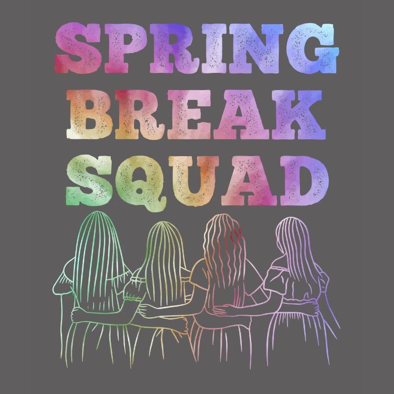 Spring Break Squad Summer Holidays Spring Break