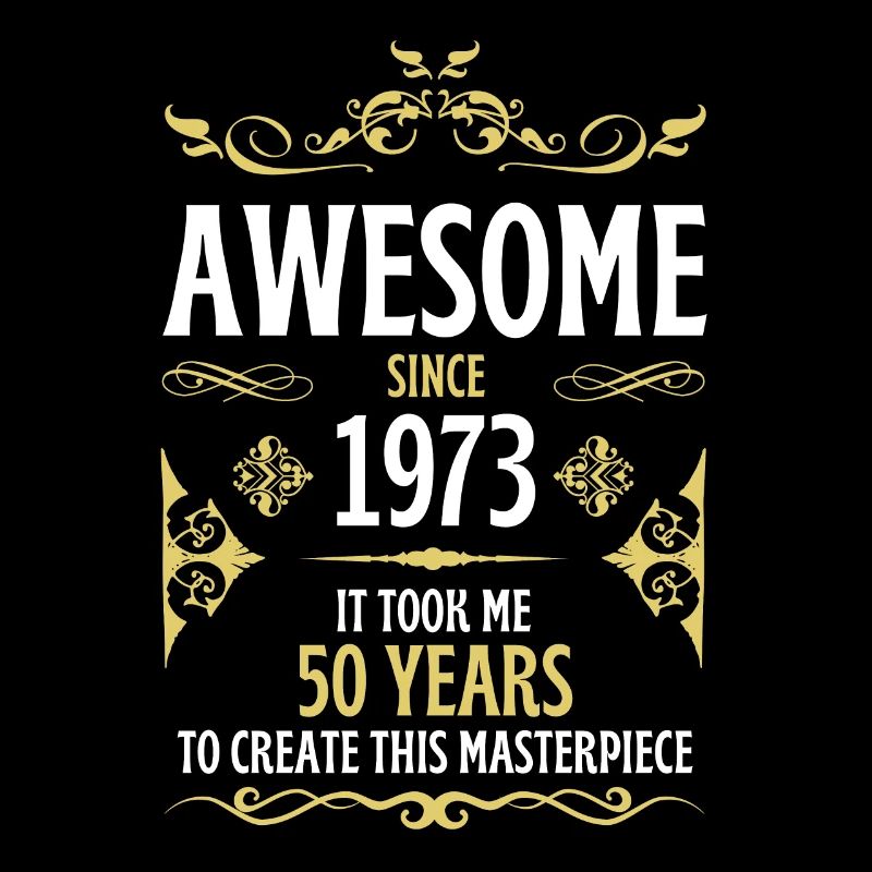 50. Geburtstag Vintage 1973