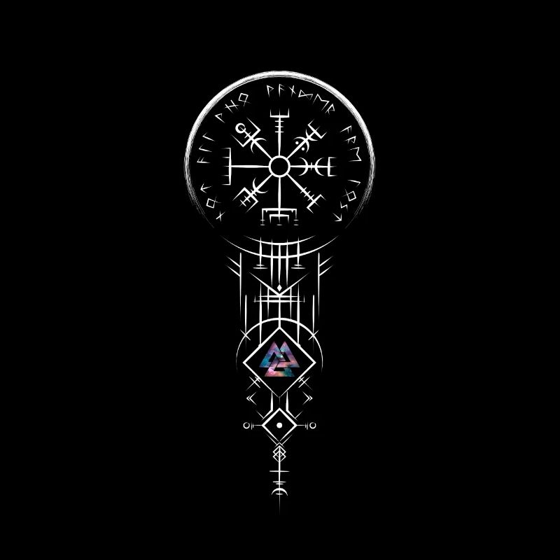 Celtic Vikinger Vegvisir compass Vikings