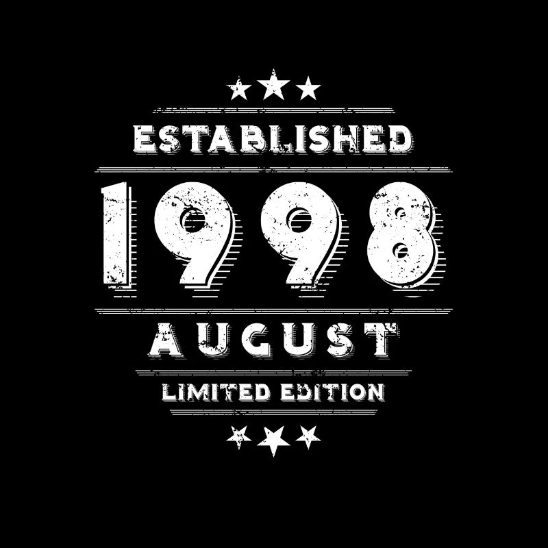 Geburtstag im August 1998 - August
