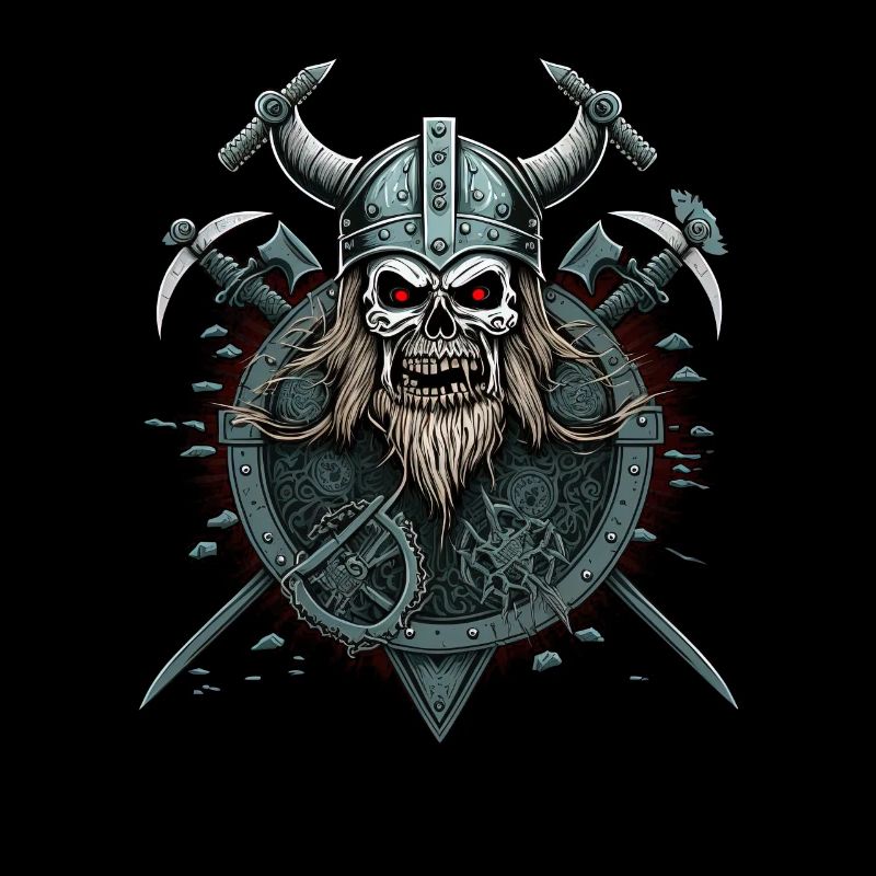 Walhalla Wikinger-Skelett