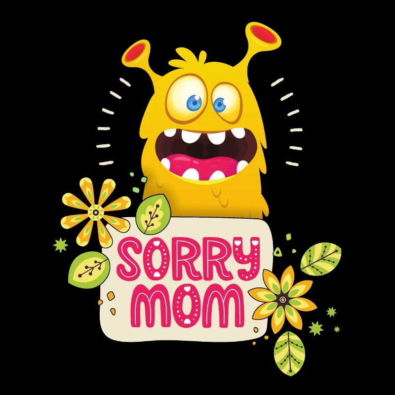 Mama-Mutti, Muttertag, lustiges-Monster, Spruch