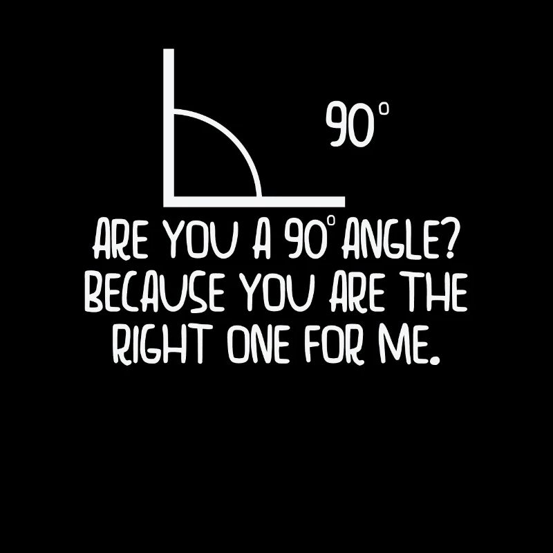 Mathématiques Angle droit Cheesy Pun Math Geek
