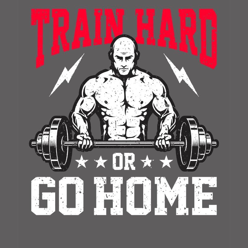 Trainiere hart oder geh nach Hause