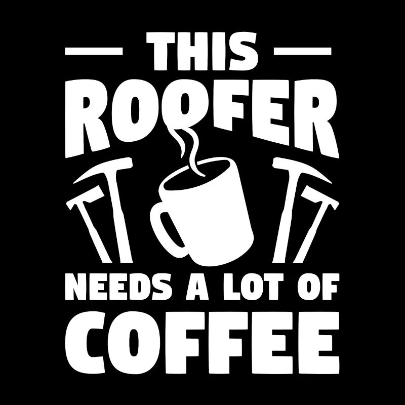 Dieser Dachdecker braucht viele Kaffeedachdecker