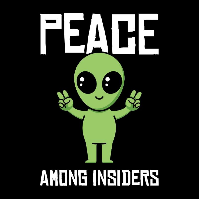 Alien Peace Alien Head Marsian Space Outsider