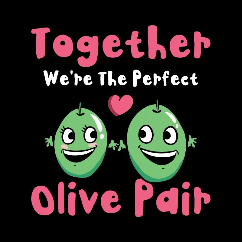Saint-Valentin Olive Couples Rencontres Romance