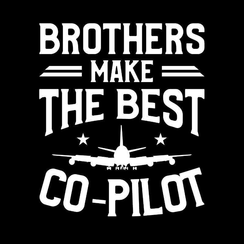Brüder sind der beste Co-Pilot in der Luftfahrt