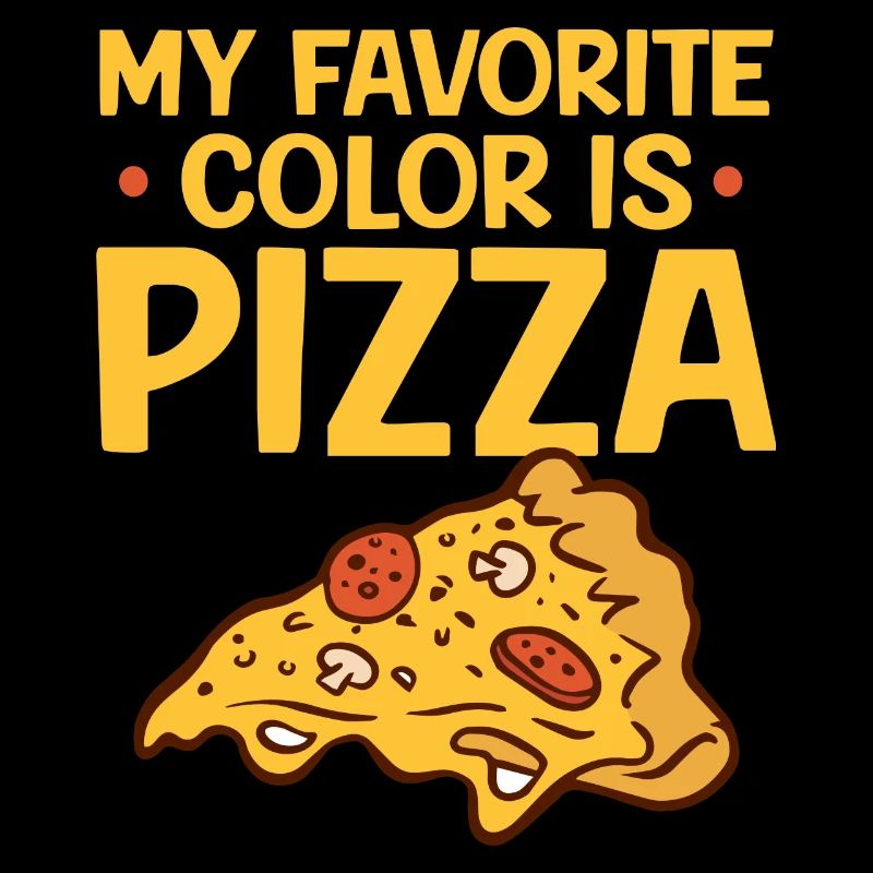 Ma couleur préférée est la pizza
