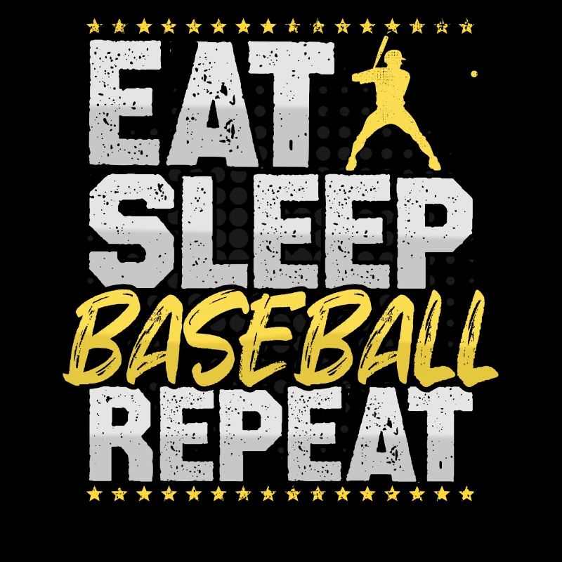 Baseball Eat Sleep Repeater Pitcher Catcher Baseball
