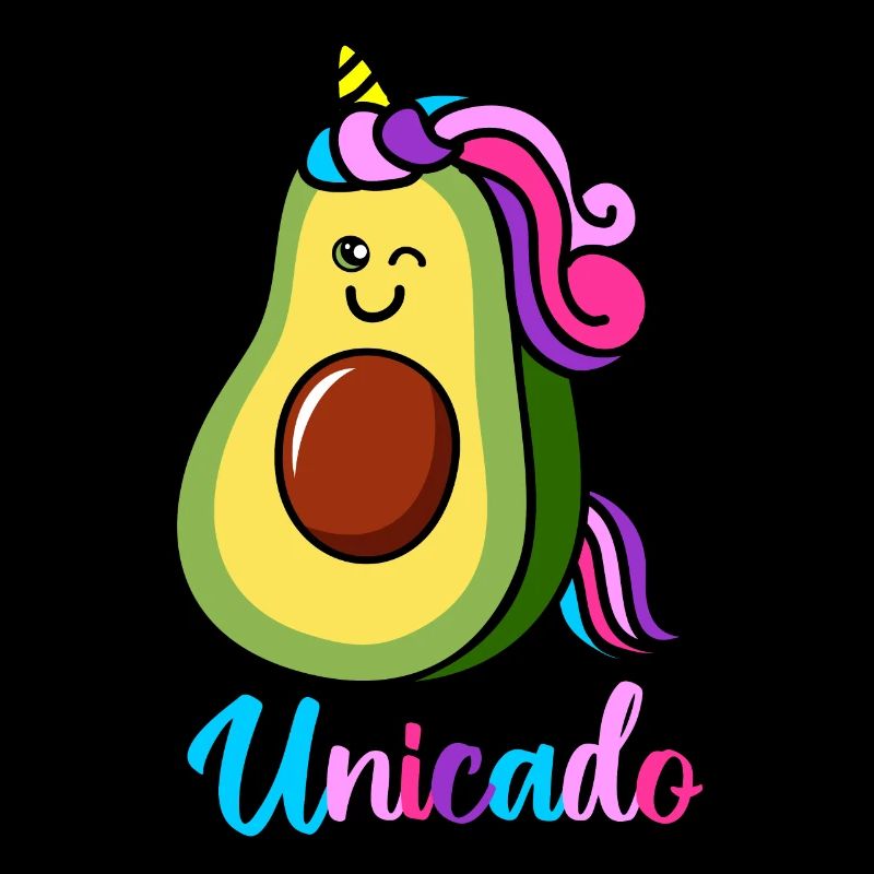 Unicado Avocado Unicorn Guacamole Lover