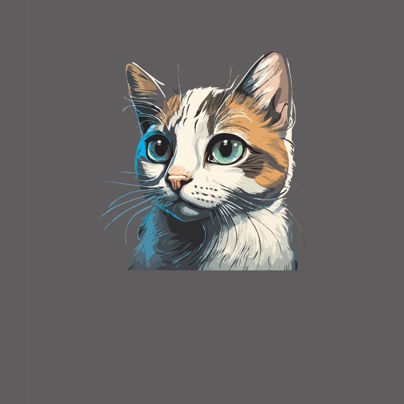 Dessin de chat mignon