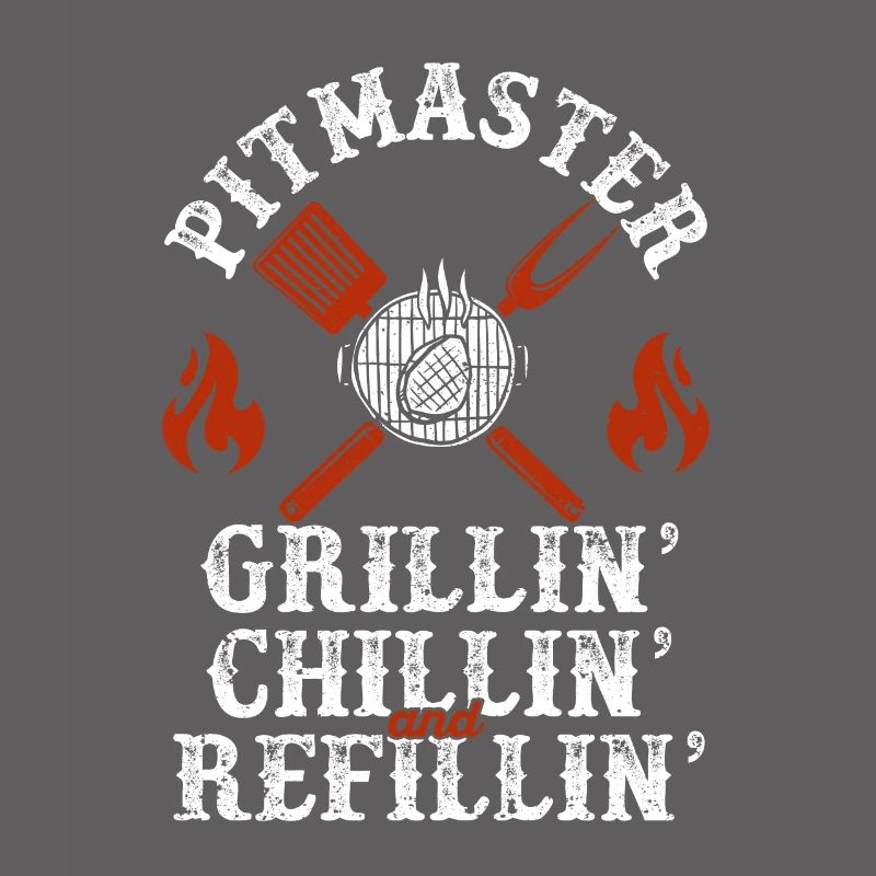 Pitmaster Grillin Chillin and Refillin BBQ Smoker