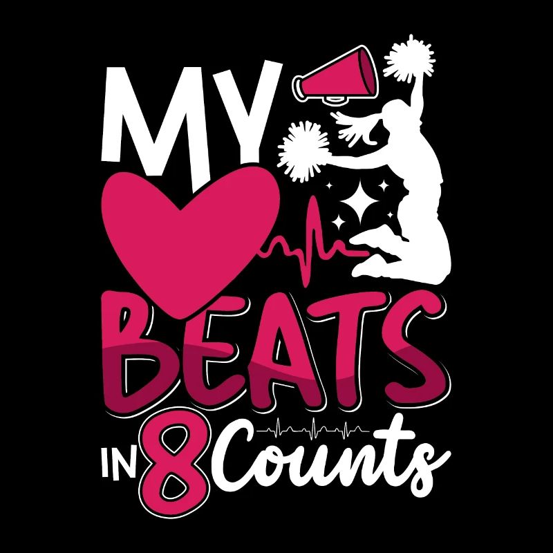 Cheerleading My Heart Beats in 8 Counts Cheering