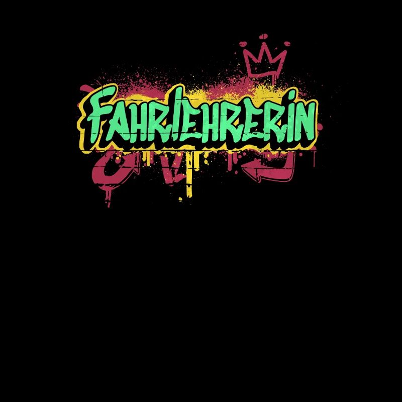 Fahrschule Graffiti-Art Fahrlehrerin