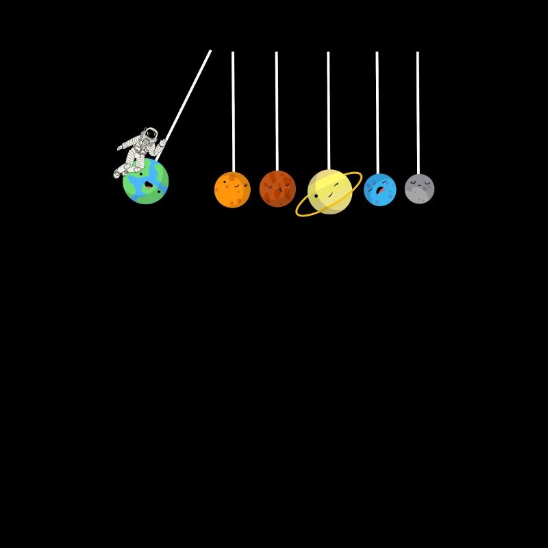 Sonnensystem Lollipop Planet Astronaut