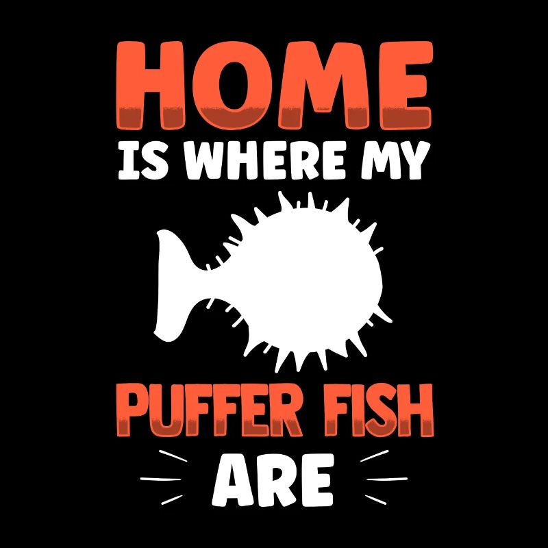 Puffer fish is my home Giant puffer fish