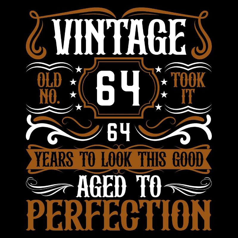 64th Birthday Vintage Retro