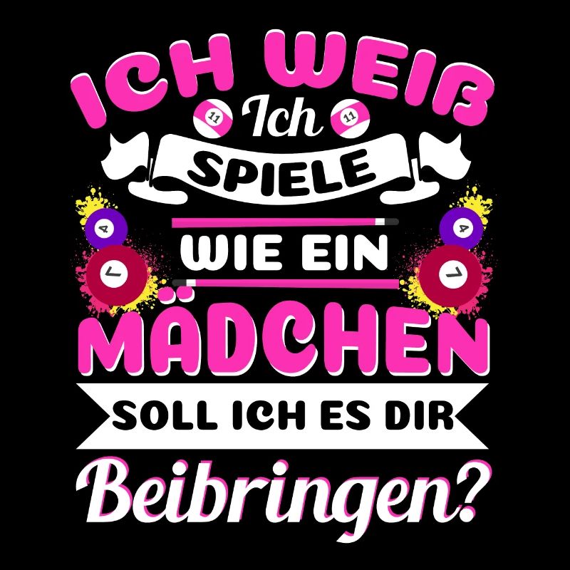 Billard Mädchen Billardspielerin