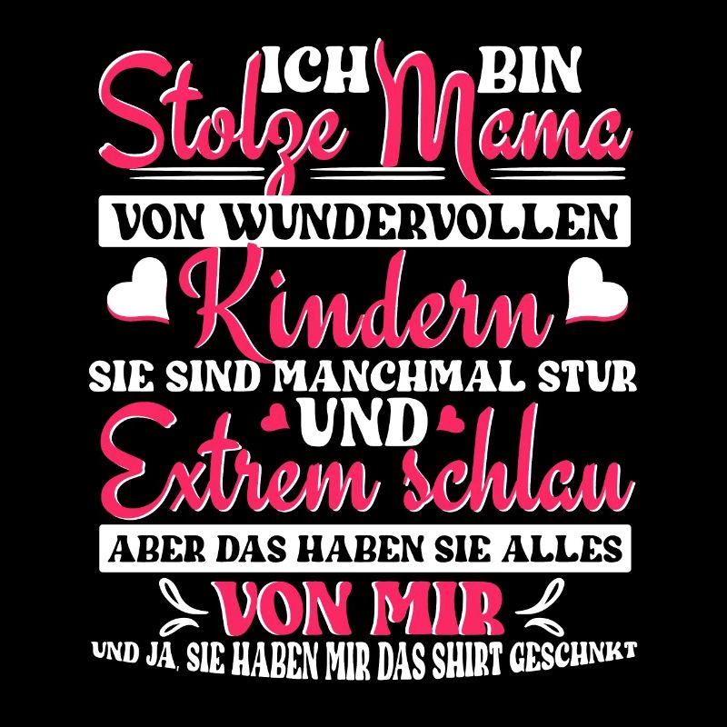 Muttertag Stolze Mutter von wundervollen Kindern