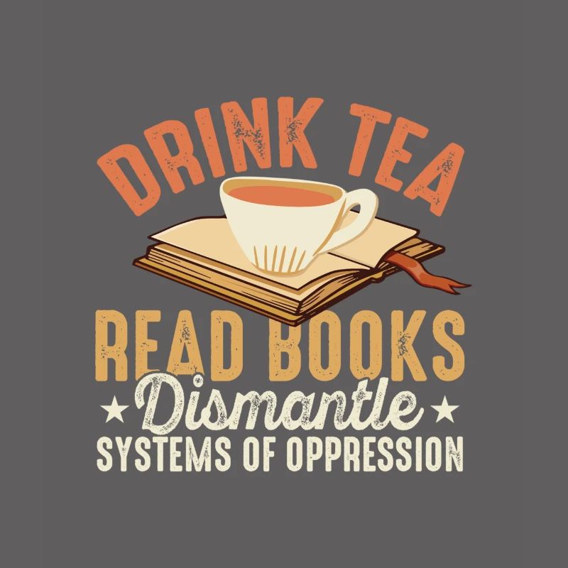 Tee Trinken Bücher Lesen Chai Trinker