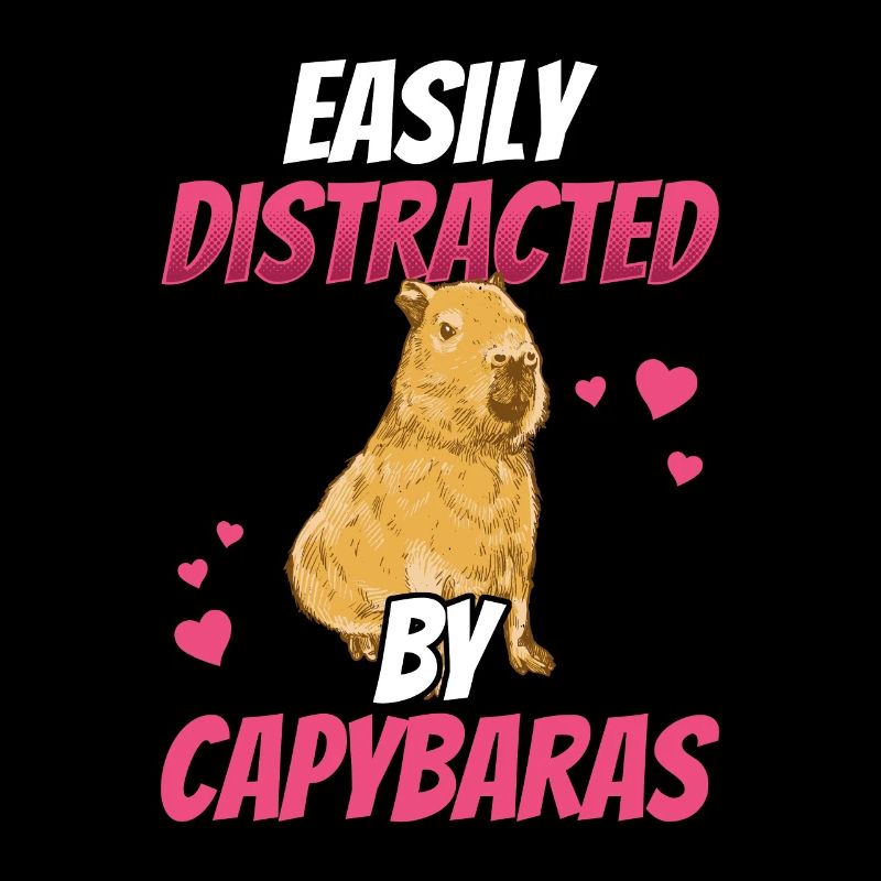 Capybara distracts capybara from South America