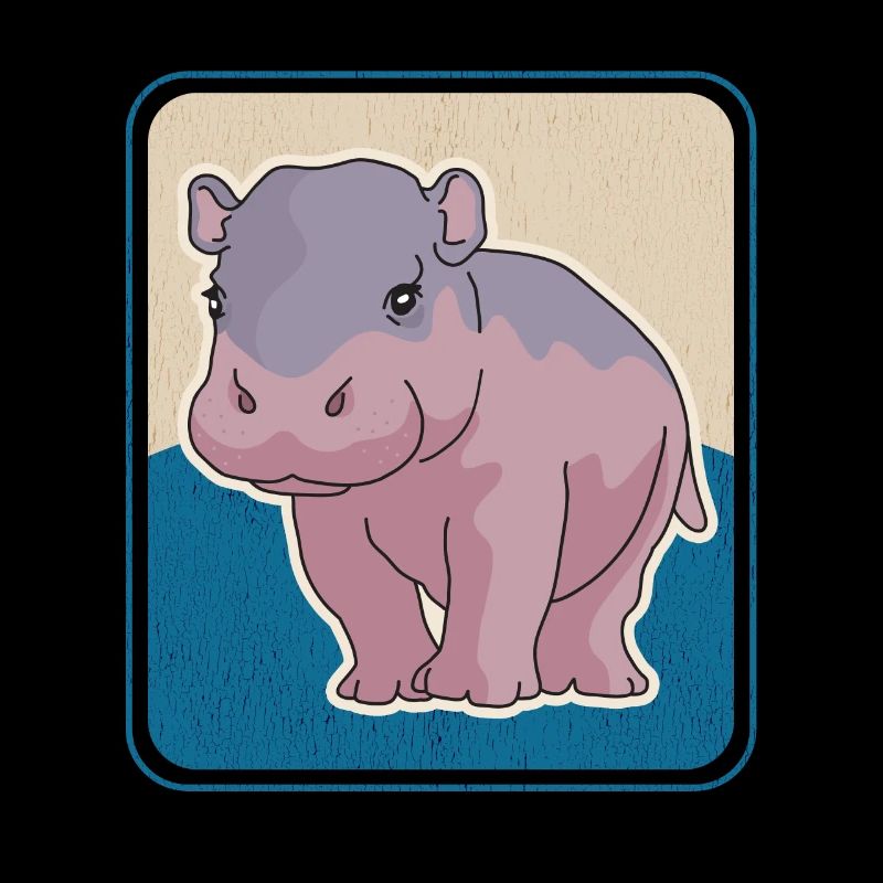 Nilpferd Baby Flusspferd Nilpferde Geschenk