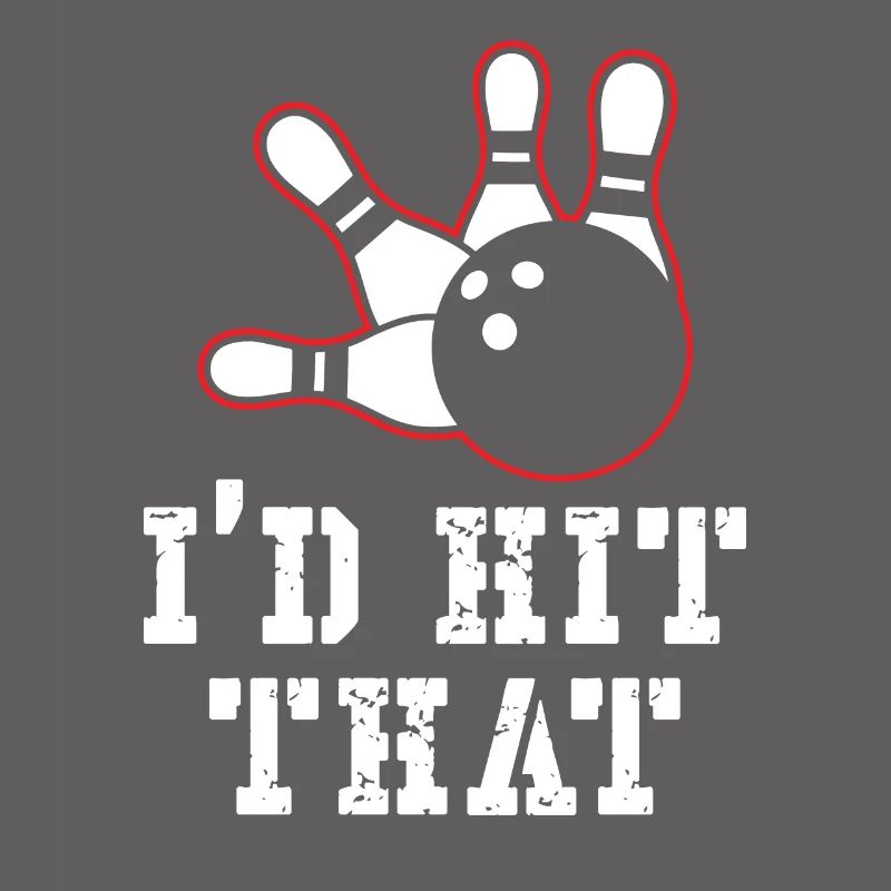 J’avais frappé ce design de bowling