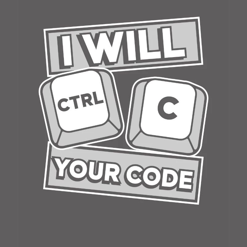 I Will Ctrl C Your Code Developer Coder