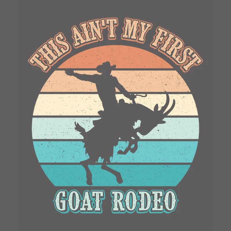 This is not my first goat rodeo Bronc Riding