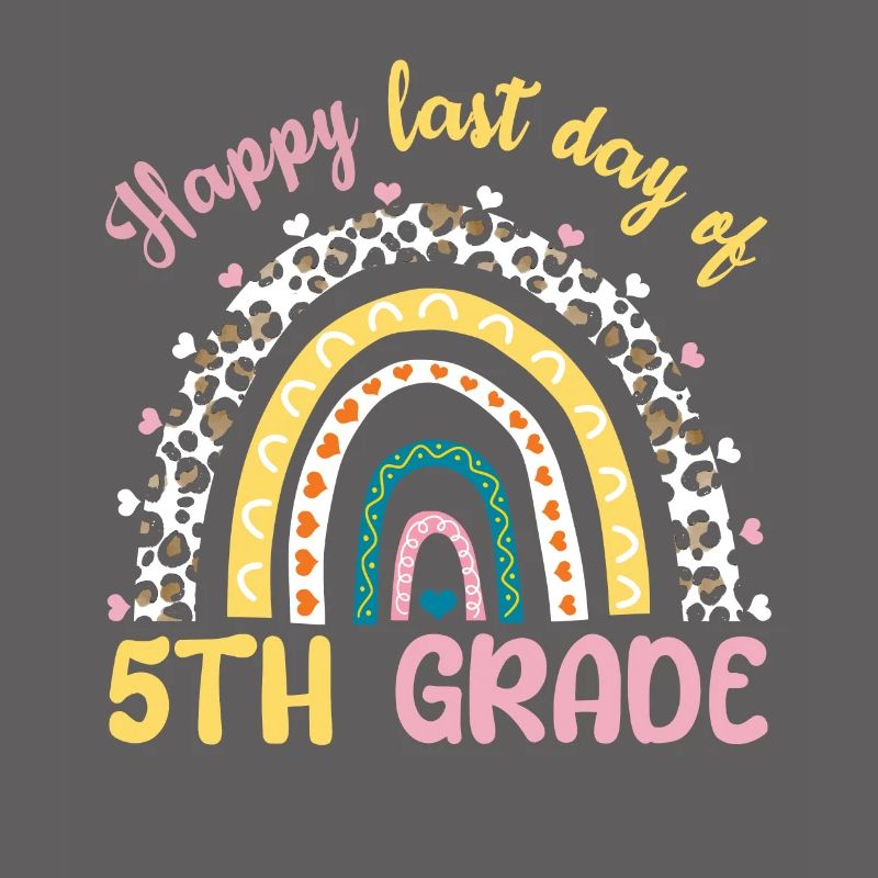 Bye 5th Grade Happy Last Class Teacher Student