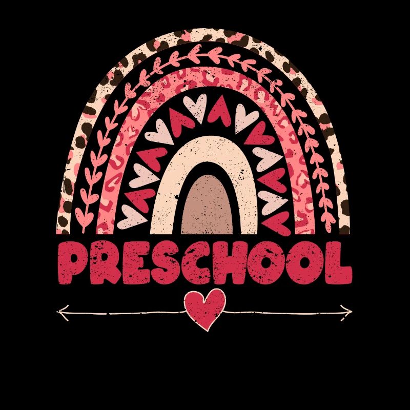 L’enseignante préscolaire Rainbow Student Back