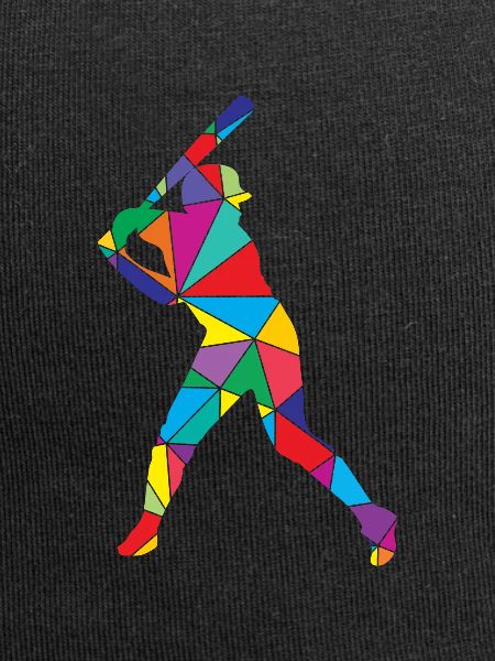 Baseball player Polygon Baseball